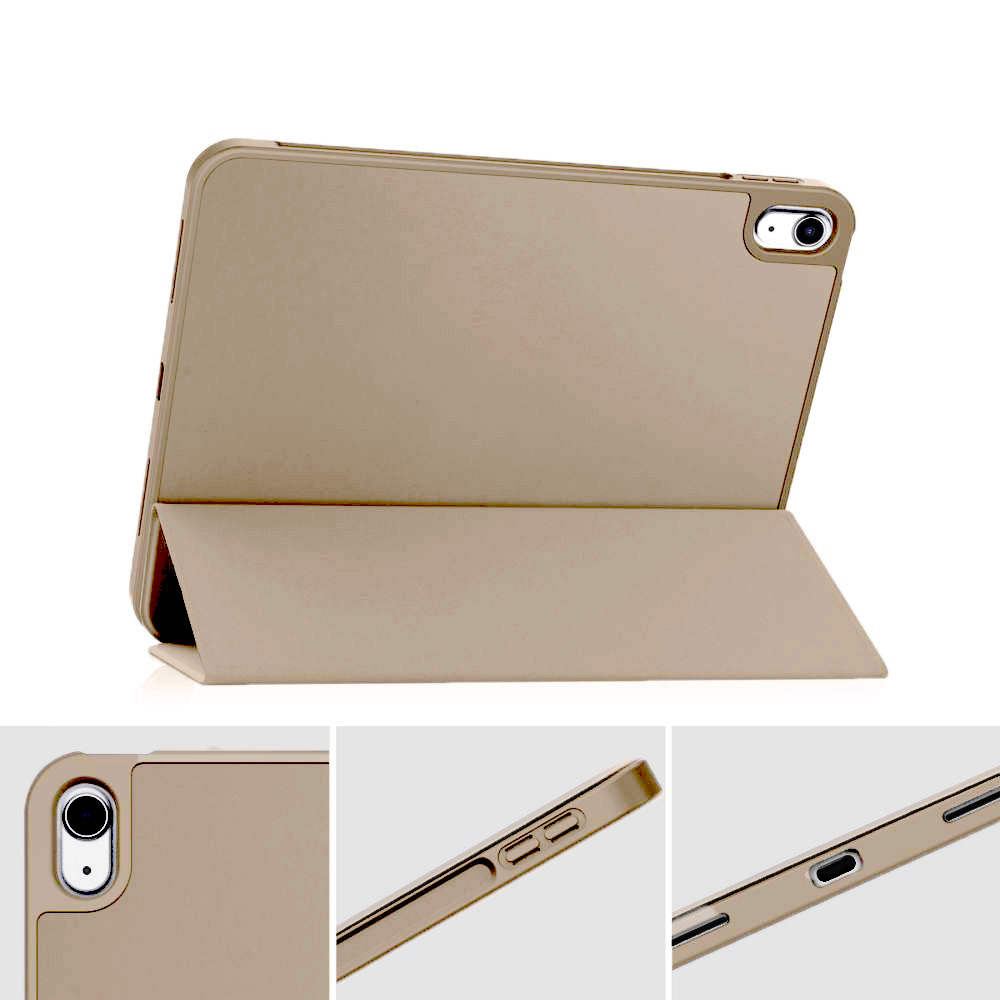 Etui z klapką Tech-Protect SC Pen do Apple iPad 10 gen. 2022, beżowe